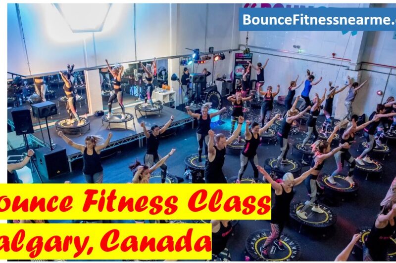 Bounce Fitness mini Trampoline in Calgary Canada Top Rebounder Work out Studios near you